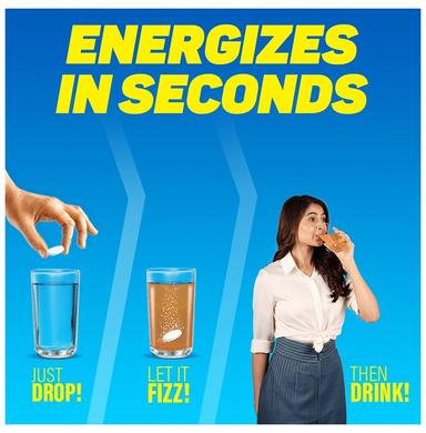 Fast&Up Reload with Instant Electrolytes & Vitamins for Hydration & Energy | Flavour Effervescent Tablet Peach Ice Tea