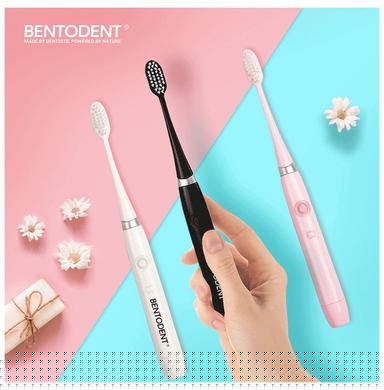 Bentodent Sonic Spark Rechargeable Electric Toothbrush White