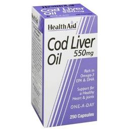 Healthaid Cod Liver Oil 550mg Capsule