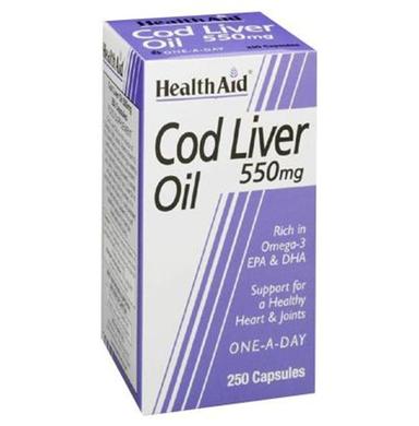 Healthaid Cod Liver Oil 550mg Capsule