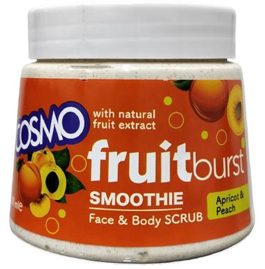 Cosmo Fruit Burst Smoothie Face & Body Scrub Apricot & Peach