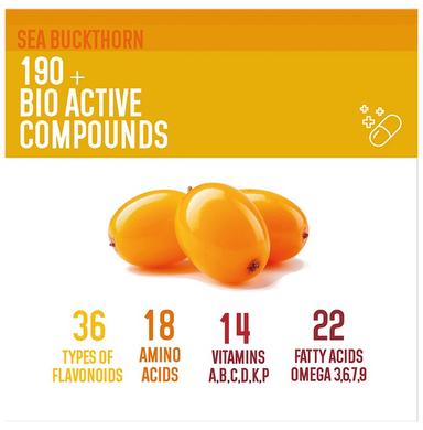 Berryheal Combo Pack of Omega 3,6,7,9 Life Oil Sea Buckthorn Whole Berry Oil Capsule & Omega 7 Rich Life Oil Sea Buckthorn Berry Fruit Oil Capsule (32 Each)