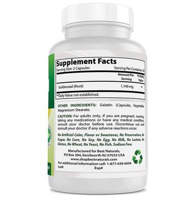 Best Naturals Goldenseal Root 570mg Capsule