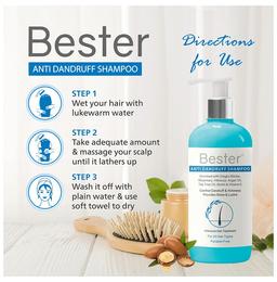 Bester Anti Dandruff Shampoo (300ml Each)