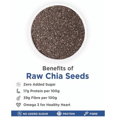 True Elements Combo Pack of Raw Chia Seeds and Raw Pumpkin Seeds for Great Digestive Health (150gm Each)