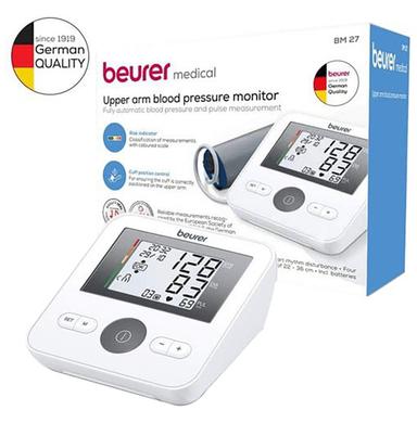 Beurer BM 27 Automatic Upper Arm Blood Pressure Monitor White