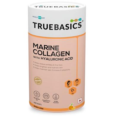 TrueBasics Marine Collagen with Hyaluronic Acid Sachet (8gm Each) Orange
