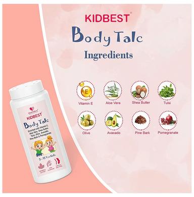 HealthBest Kidbest Body Talc 3 to 13 yrs Kids