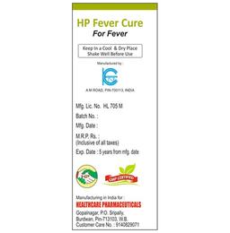 Healthcare Pharmaceuticals HP Fever Cure Syrup