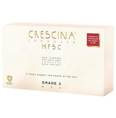 Crescina Enhanced HFSC & Enhanced Anti-Hair Loss Therapy Grade 3 For Men (3.5ml Each)