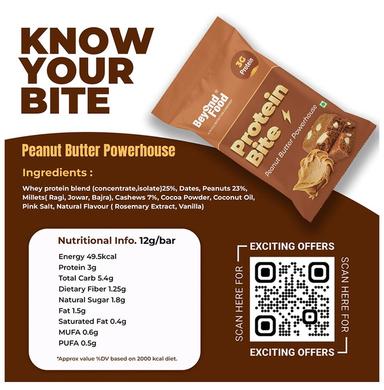 Beyond Food 3G Protein Bite Peanut Butter