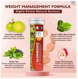 Life by VLCC Slimming Effervescent Tablet (20 Each) Fizzy Apple