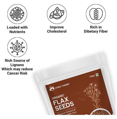 Cubic Farms Organic Flax Seeds