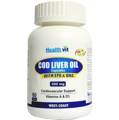 HealthVit Cod Liver Oil 300mg Capsule
