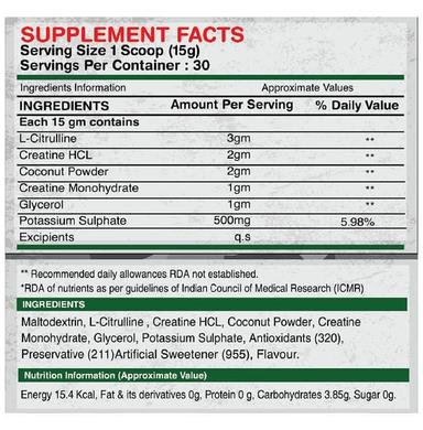 Big Flex Warfare Creatine HCL and Monohydrate Complex with 700ml Shaker Free Orange