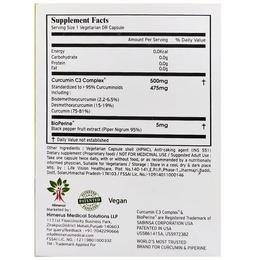 Curzest Vegetarian DR Capsule with Curcumin C3 Complex & BioPerine