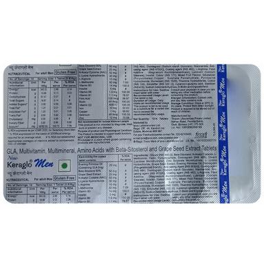 Keraglo Men Tablet with Multivitamin, Multimineral & Natural Extracts