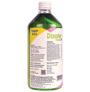 Dr Willmar Schwabe India Dizester Herbal Digestive Tonic | Sugar Free
