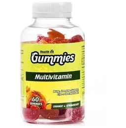 HealthVit Multivitamin Gummies Strawberry Orange