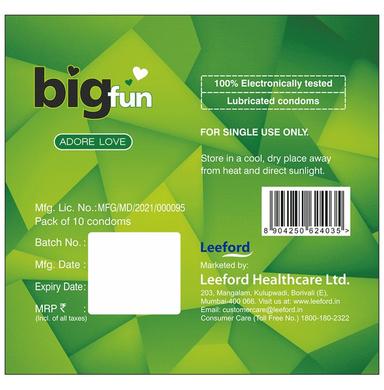 Bigfun Adore Love Condom Mogra