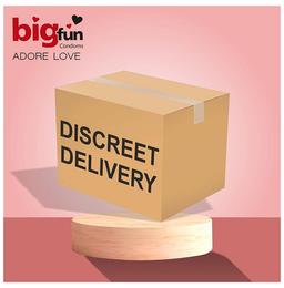 Bigfun Dotted, Ribbed & Contoured Condom Juicy Strawberry