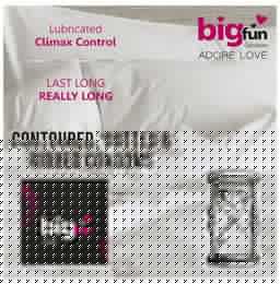 Bigfun Dotted, Ribbed & Contoured Condom Xtra Time