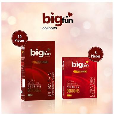 Bigfun Ultra Sensitive Premium Condom Ultra Thin