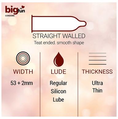Bigfun Ultra Sensitive Premium Condom Ultra Thin