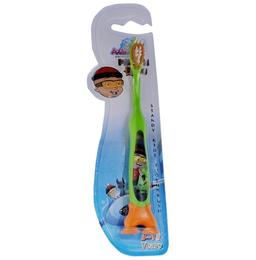 Adore Mighty Raju Kids Toothbrush with Cap and Tongue Cleaner