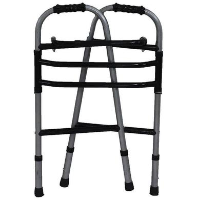 Fidelis Healthcare Adjustable Walker Universal Mild Steel Silver
