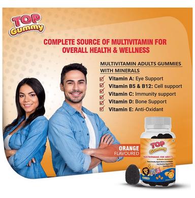 HealthVit Top Gummy Multivitamins for Adults Orange