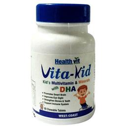 HealthVit Vita-Kid Multivitamin & Mineral with DHA Tablet