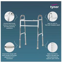 Tynor L-34 Invalid's Walker with All Pods Heavy Duty Universal