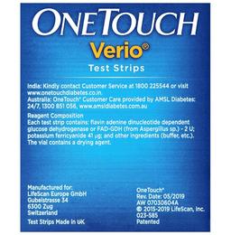 OneTouch Verio Test Strip (Only Strips)