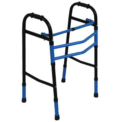 Fidelis Healthcare U Shape Adjustable Walker Mild Steel Black