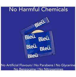Bleu 3 In 1 Dotted & Ribbed Condom