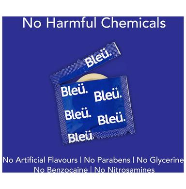 Bleu 3 In 1 Dotted & Ribbed Condom