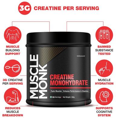 Muscle Monk Creatine Monohydrate Unflavoured