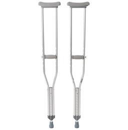 Fidelis Under Arm Crutches Heavy Weight Adjustable - Powder Coating White Aluminium