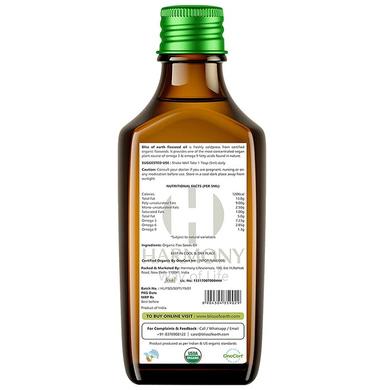 Bliss of Earth Certified Organic Flax Seed Oil