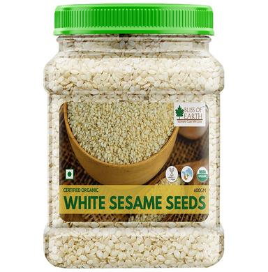 Bliss of Earth Certified Organic White Sesame Seeds