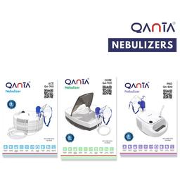Qanta PRO Piston Compressor Nebulizer Machine with Complete Mask Kit for Adult & Child White