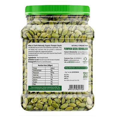 Bliss of Earth Naturally Organic Raw Pumpkin Seeds (Dehulled)