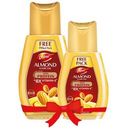 Dabur Almond Hair Oil with Soya Protein & Vitamin E | For Damage Free Hair