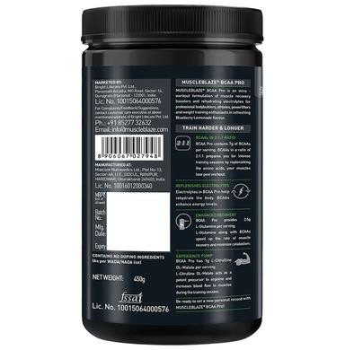 MuscleBlaze Blueberry Lemonade | BCAA Pro Powerful Intra-Workout | With Electrolytes | For Energy, Faster Recovery & Hydration