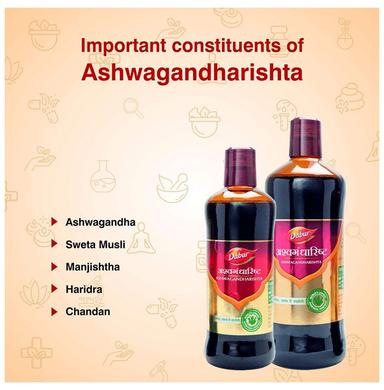 Dabur Ashwagandharishta | Manages Stress, Weakness, Energy Levels & Vitality