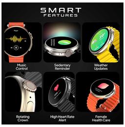 Fire-Boltt Asteroid Watch Black