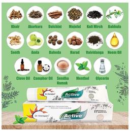 Dr. Morepen Active Smile Enriched with 17 Powerful Herbs Toothpaste