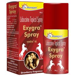 Dr. Morepen Exygra Lidocaine Topical Spray | Strawberry Fragrance