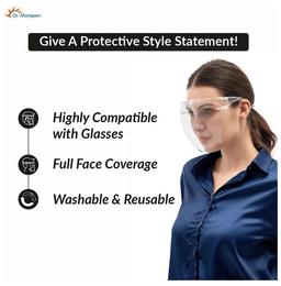 Dr. Morepen Goggle Style Face Shield Free Size
